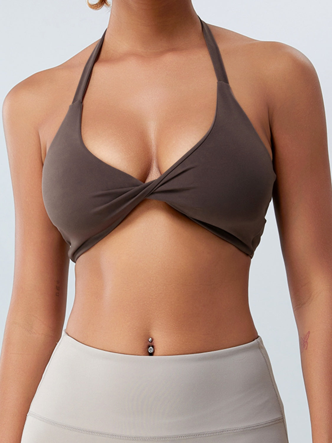 Halter Neck Active Bra