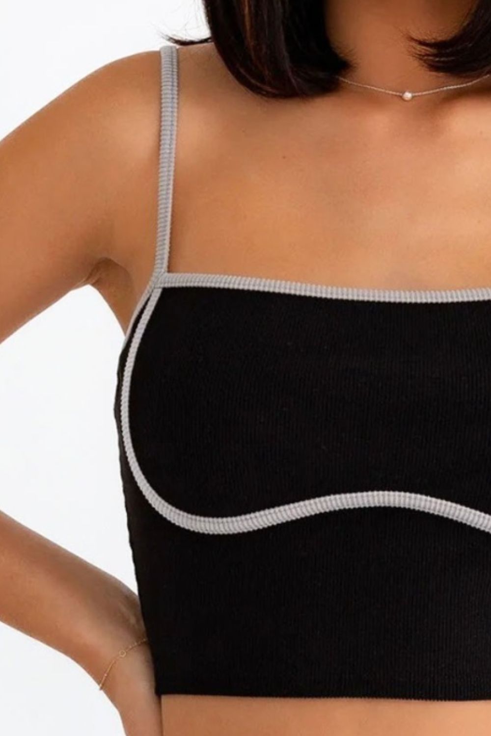 Ribbed Crop Cami and Leggings Set