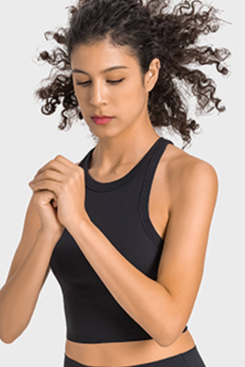Racerback Cropped Tank