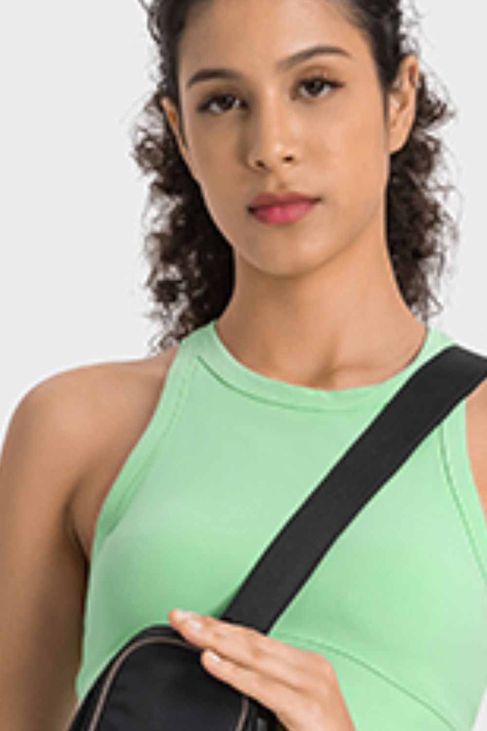 Racerback Cropped Tank