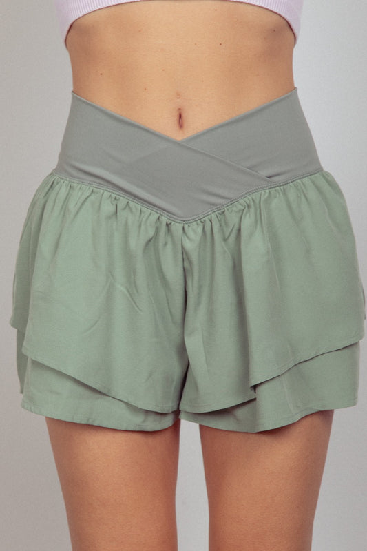 V-Shaped Active Shorts