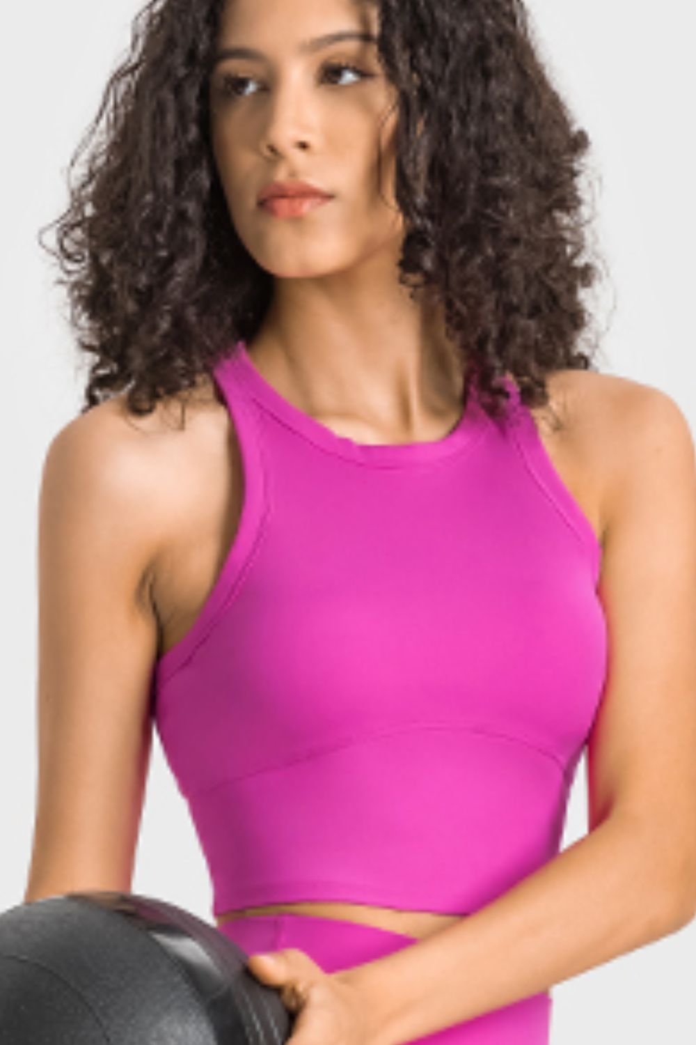 Racerback Cropped Tank