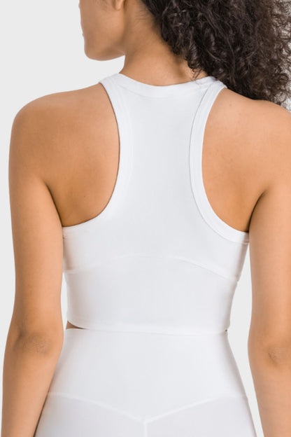 Racerback Cropped Tank