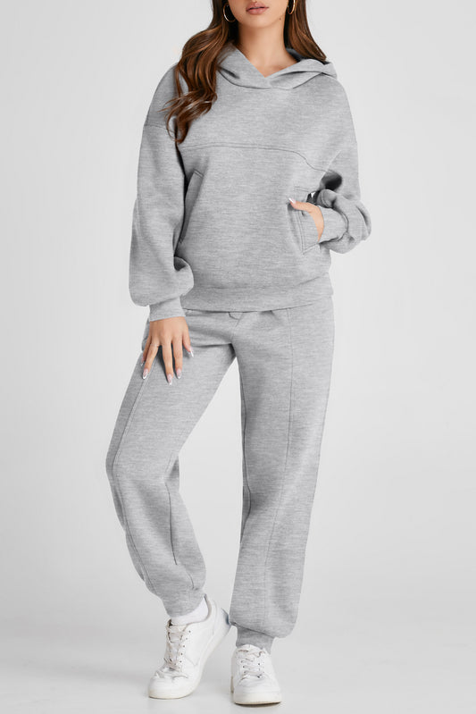 Long Sleeve Hoodie and Pants Active Set