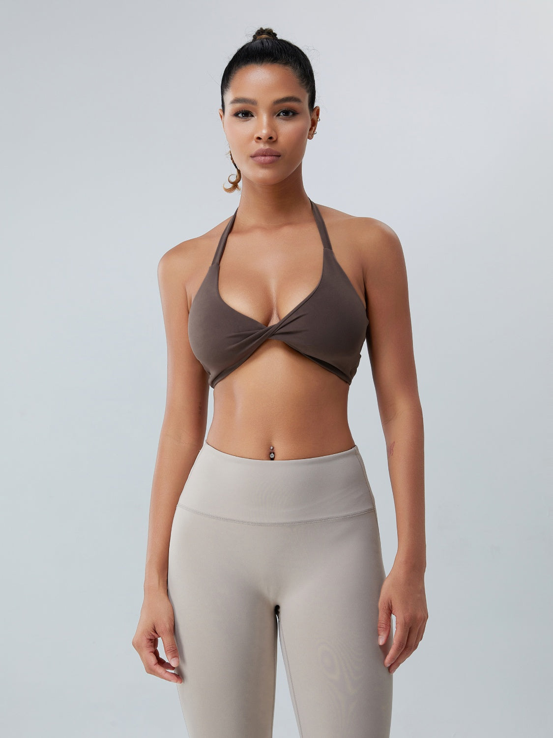 Halter Neck Active Bra
